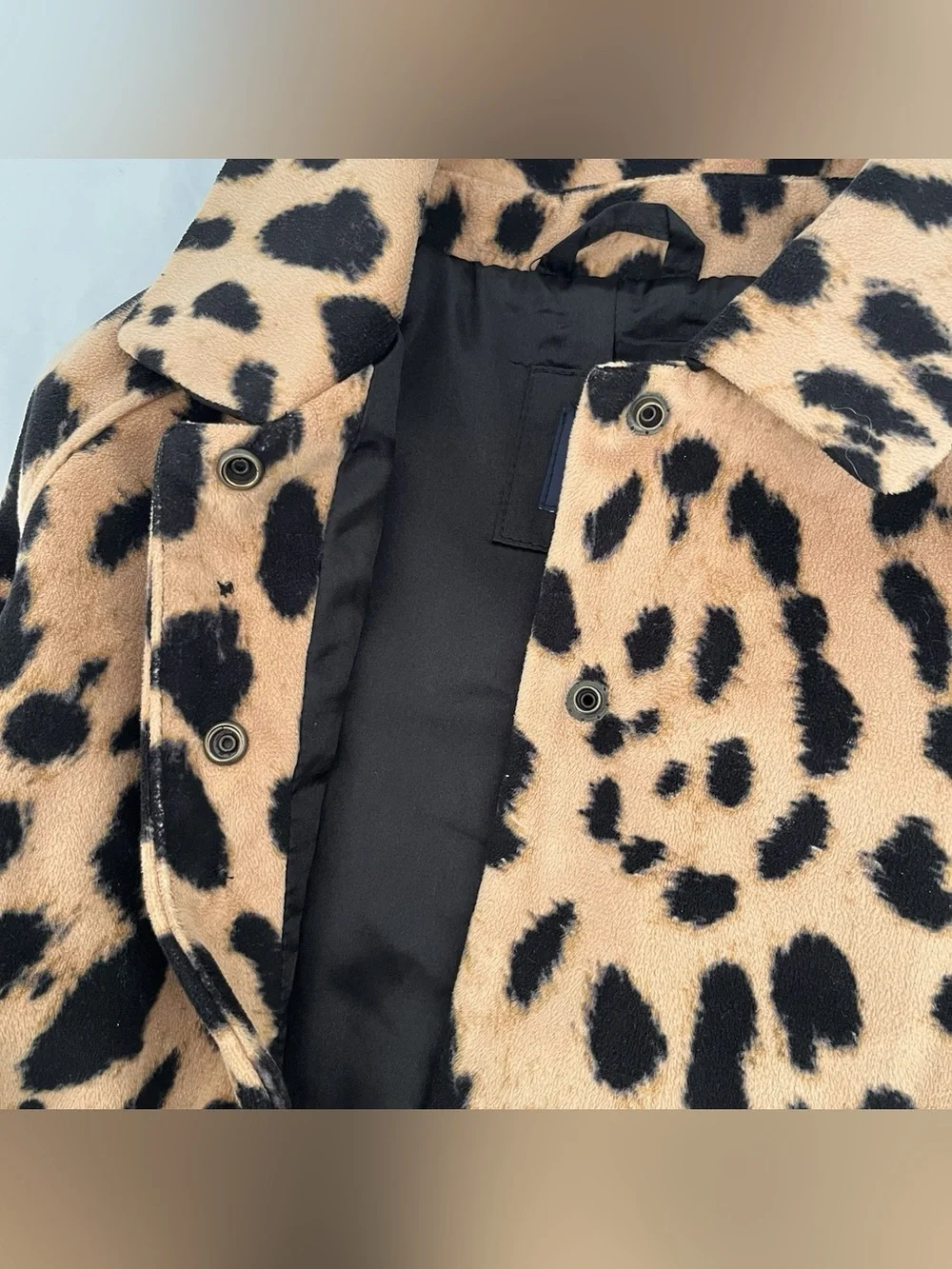 BabyGap Girl's Leopard Print Cape 4Y Toddler Arm Holes Pockets Formal Dressy